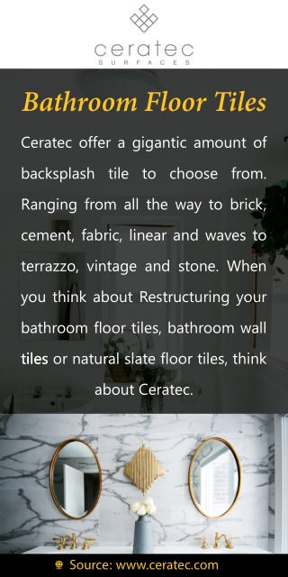 Ceratec | Natural Slate Floor Tiles and Bathroom Floor Tiles