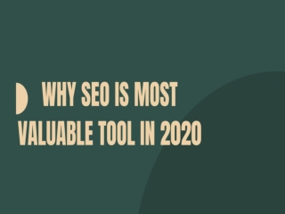 Why seo is most valuable tool in 2020.