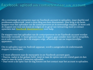 Facebook telefoonnummer Download het online voor uw computer