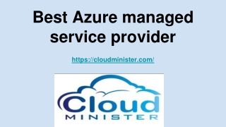 Best Azure managed service provider
