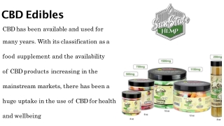 Benefits of CBD Edibles