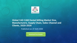 Global CAD CAM Dental Milling Market Size, Manufacturers, Supply Chain, Sales Channel and Clients, 2020-2026