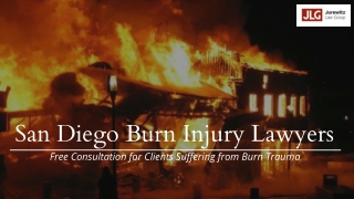 San Diego Burn Injury Lawyers