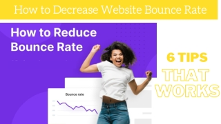 How to Decrease Website Bounce Rate 6 Tips That Work