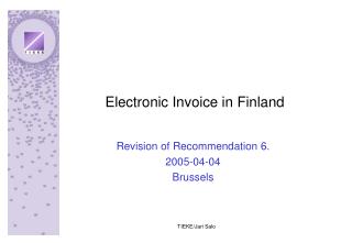 Electronic Invoice in Finland