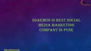 Sdaemon is best Social Media Marketing company in Pune