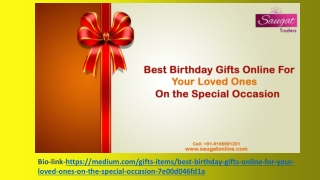Best Birthday Gifts Online for Your Loved Ones On the Special Occasion