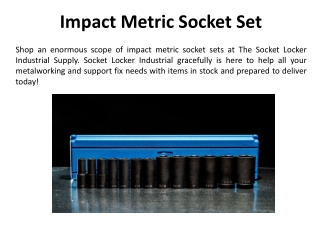 Best Impact Metric Socket Set