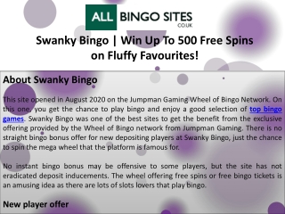 Swanky Bingo
