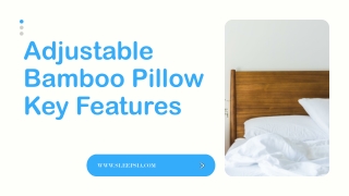 Adjustable Bamboo Pillow and their Benefits