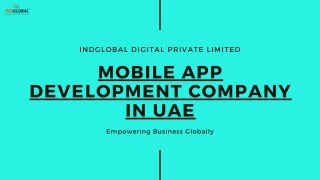 Mobile App Development Company in UAE