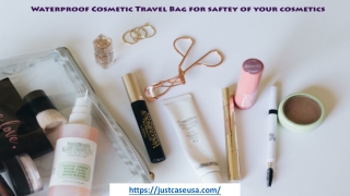 Carry Your Cosmetics Safely With A Waterproof Cosmetic Travel Bag