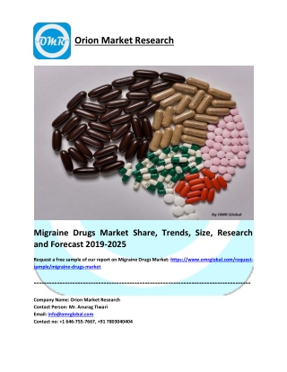 Migraine Drugs Market Growth, Size, Share and Forecast 2019-2025