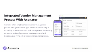 Streamlined Vendor Management Process with Axonator