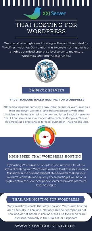 Thai Hosting for WordPress - Get Closer to your Customers