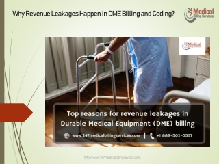 Why Revenue Leakages Happen in DME Billing and Coding?