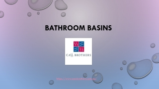 Bathroom Basins