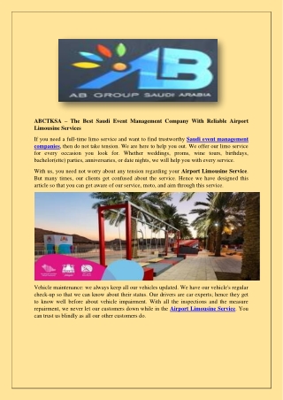 Best Saudi Event Management Company