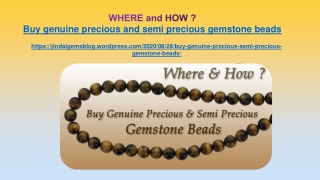 Genuine Precious and Semi Precious Gemstone Beads