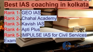 Best ias coaching Institute in Kolkata