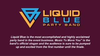 Wedding Band - Liquid Blue