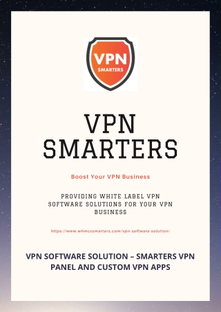 WHITELABEL VPN SOFTWARE SOLUTIONS FOR RESELLERS