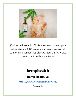 Tratamiento con CBD para el insomnio en línea