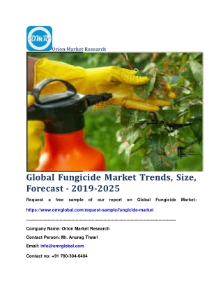 Global Fungicide Market Trends, Size, Forecast - 2019-2025