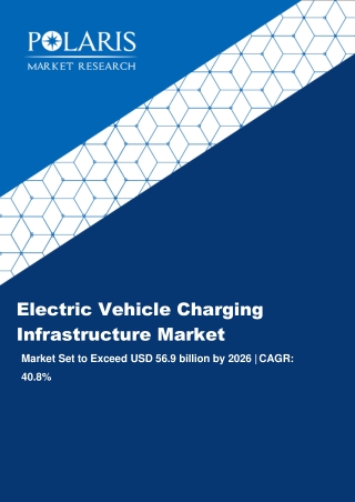 Electric Vehicle Charging Infrastructure Market To Reach $56.9 Billion by 2026