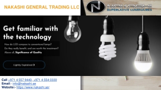 NAKASHI GENERAL TRADING LLC- UVC Germicidal Light in UAE