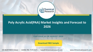 Poly Acrylic Acid(PAA) Market Insights and Forecast to 2026