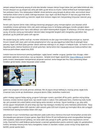 Bagaimana Agen Judi Bola 2019 Menyebabkan Saya Jadi Aktor Yg Lebih Bagus