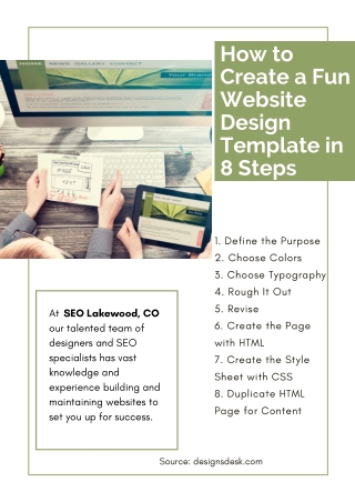How to Create a Fun Website Design Template in 8 Steps