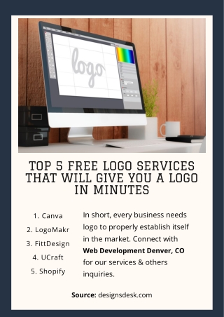 Top 5 Free Logo Services That Will Give You a Logo in Minutes