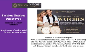 FashionWatchesDirect4you - Ph 800-371-1565