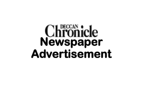 Deccan Chronicle Newspaper Classified Advertisement Booking Online