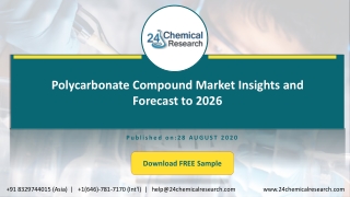 Polycarbonate Compound Market Insights and Forecast to 2026
