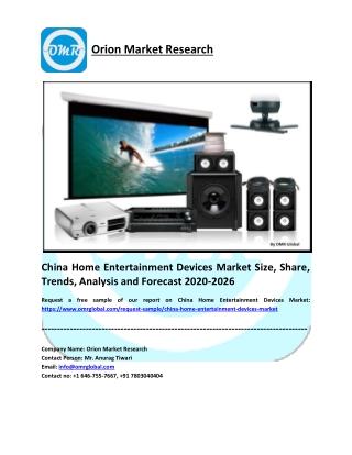 China Home Entertainment Devices Market Research and Forecast 2020-2026