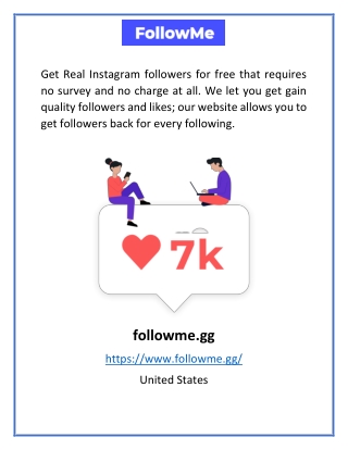 Instagram Follow for Follow Online | FollowMe