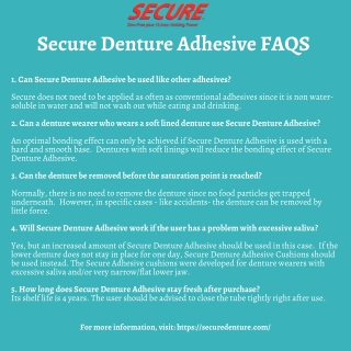 Secure Denture Adhesive