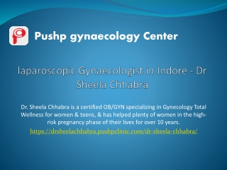 Laparoscopic Gynaecologist in Indore | Dr Sheela Chhabra