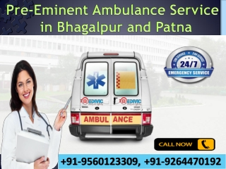 Get Appropriate Roadway Rescue by Medivic Ambulance Service in Bhagalpur