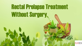 Rectal Prolapse Treatment Without Surgery-Daya Ayush Therapy Centre