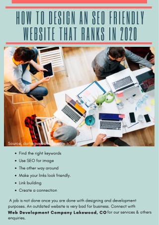 How To Design An SEO Friendly Website That Ranks in 2020