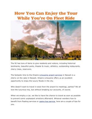 Casino bus service