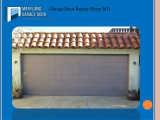 Garage Door Repair Olney MD