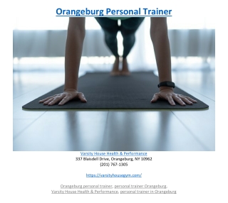 Orangeburg Personal Trainer