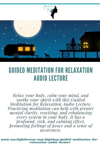 Guided Meditation for Relaxation Audio Lecture - Digishop - Starlight Breeze Guided Meditations