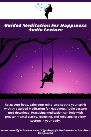 Guided Meditation for Happiness Audio Lecture
