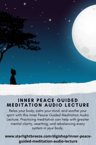 Inner Peace Guided Meditation Audio Lecture